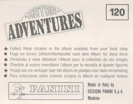 1987 Panini Motor Adventures Stickers #120 Randy Mamola Back