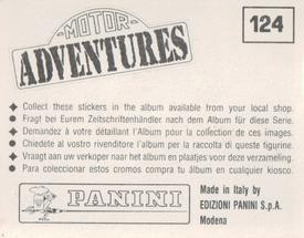 1987 Panini Motor Adventures Stickers #124 Anton Mang Back