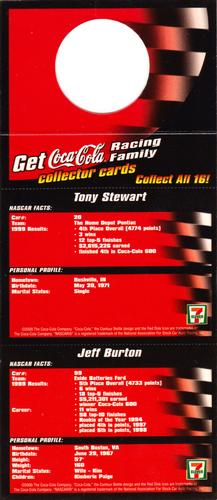 2000 Coca-Cola 7-Eleven - Hanger Strip #NNO Tony Stewart / Jeff Burton Back