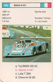 1975 Top Trumps by Dubreq Series 1 - Racing Cars #5b Gerard Larrousse Front