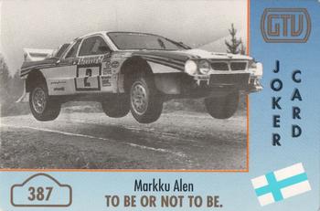 1994 GTV Rally Cards #387 Markku Alen Front