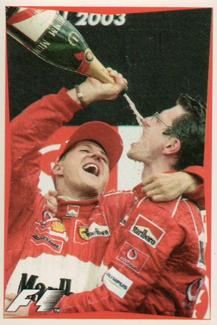 2003 Edizione Figurine Formula 1 #16 Michael Schumacher / Rubens Barrichello Front