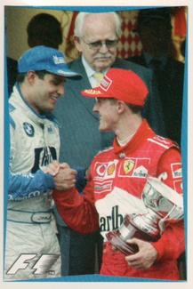 2003 Edizione Figurine Formula 1 #34 Juan Pablo Montoya / Michael Schumacher Front