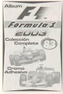 2003 Edizione Figurine Formula 1 #83 Nick Heidfeld Back