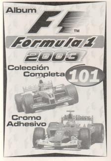 2003 Edizione Figurine Formula 1 #101 Michael Schumacher Back