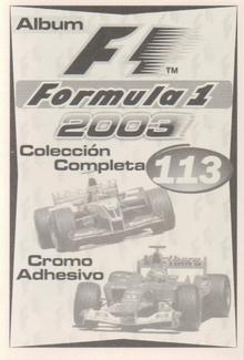 2003 Edizione Figurine Formula 1 #113 Michael Schumacher Back