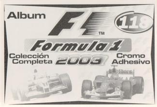 2003 Edizione Figurine Formula 1 #118 Michael Schumacher / Rubens Barrichello Back