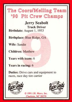 1991 Maxx The Coors/Melling Team #NNO Jerry Seabolt Back