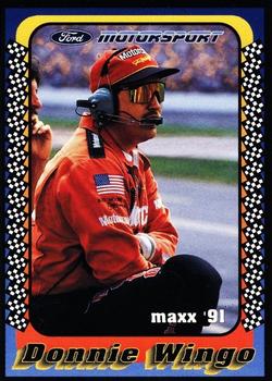 1991 Maxx Ford Motorsport #21 Donnie Wingo Front