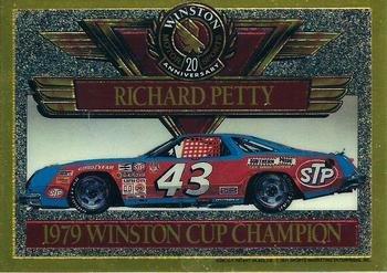 1991 Maxx Winston 20th Anniversary Foils #NNO Richard Petty 1979 Car Front