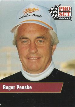 1991 Pro Set #12 Roger Penske Front