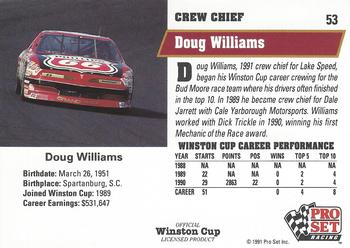 1991 Pro Set #53 Doug Williams Back