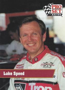 1991 Pro Set #73 Lake Speed Front