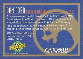 1992 Maxx All-Pro Team #25 Dan Ford Back