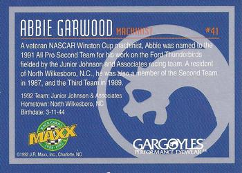 1992 Maxx All-Pro Team #41 Abbie Garwood Back