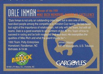 1992 Maxx All-Pro Team #NNO Dale Inman Back