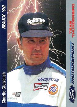 1992 Maxx Ford Motorsport #12 Charlie Glotzbach Front