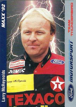 1992 Maxx Ford Motorsport #25 Larry McReynolds Front
