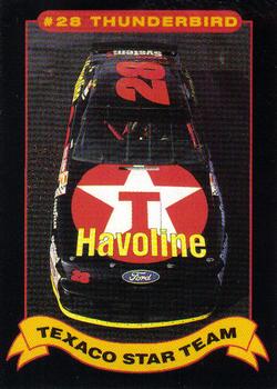 1992 Maxx Texaco Star Team #2 #28 Thunderbird Front