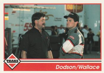 1992 Traks #23 Kenny Wallace / Barry Dodson Front