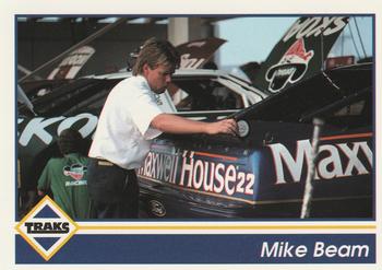 1992 Traks #82 Mike Beam Front