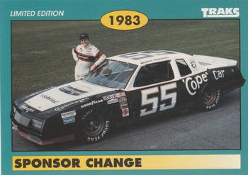 1992 Traks Benny Parsons #44 Sponsor Change Front