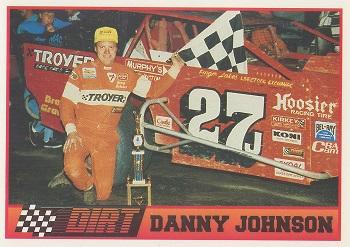 1992 Traks Dirt #15 Danny Johnson Front
