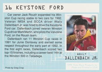 1992 Traks Racing Machines #16 Keystone Ford Back