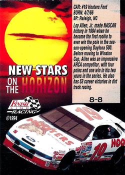 1994 Finish Line - New Stars on the Horizon #8 Loy Allen Back