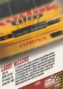 1994 Finish Line - Silver #148 Larry McClure Back