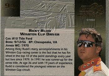 1994 Finish Line Gold #94 Ricky Rudd Back