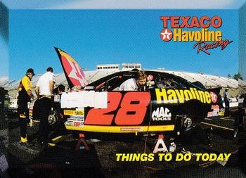 1994 Maxx Texaco Havoline Racing #5 Things to do Today Front