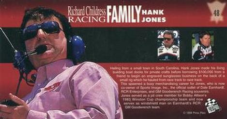 1994 Press Pass Optima XL - Red Hot #48 Hank Jones Back