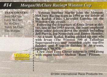 1994 Traks - First Run #14 Morgan/McClure Racing Back