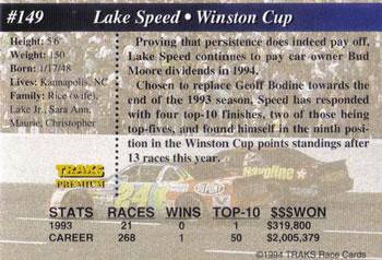 1994 Traks - First Run #149 Lake Speed Back