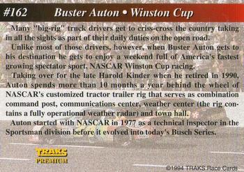 1994 Traks - First Run #162 Buster Auton Back