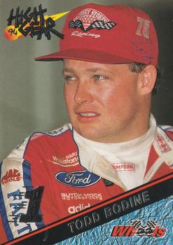 1994 Wheels High Gear - Day One Silver #102 Todd Bodine Front