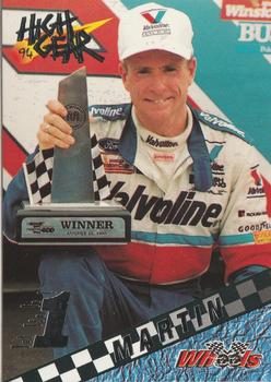 1994 Wheels High Gear - Day One Silver #190 Mark Martin Front