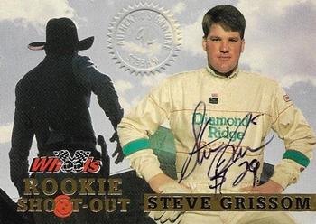 1994 Wheels High Gear - Rookie Shootout Autographs #RS1 Steve Grissom Front