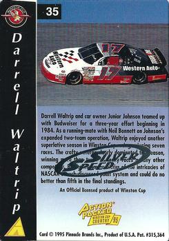 1995 Action Packed Winston Cup Country - Silver Speed #35 Darrell Waltrip Back