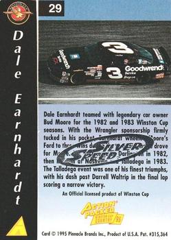 1995 Action Packed Winston Cup Country - Silver Speed #29 Dale Earnhardt Back