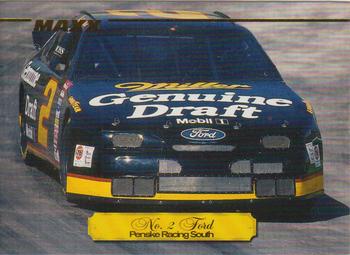 1995 Maxx Premier Series #37 Rusty Wallace's Car Front