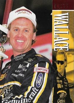 1995 Press Pass - Red Hot #34 Rusty Wallace Front