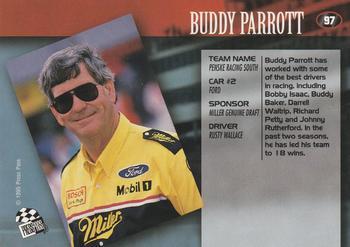 1995 Press Pass - Red Hot #97 Buddy Parrott Back