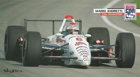 1995 SkyBox Indy 500 #27 Mario Andretti Front