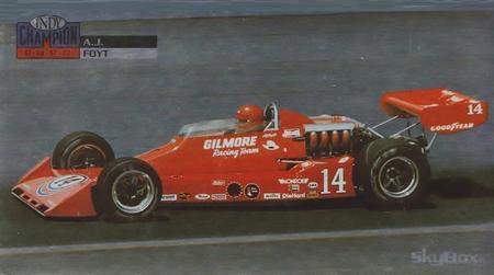 1995 SkyBox Indy 500 - Past Champs #PC14 A.J. Foyt Front