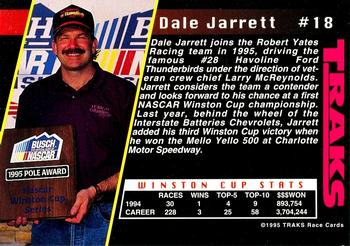 1995 Traks - First Run #18 Dale Jarrett Back