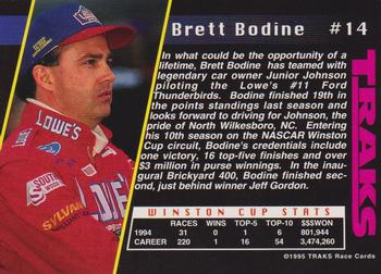 1995 Traks - First Run #14 Brett Bodine Back