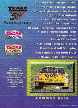 1995 Traks 5th Anniversary #NNO Ray Evernham / Mark Martin / Kodak Racing / Valvoline Racing Back