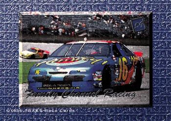 1995 Traks 5th Anniversary #59 Family Channel Racing Back